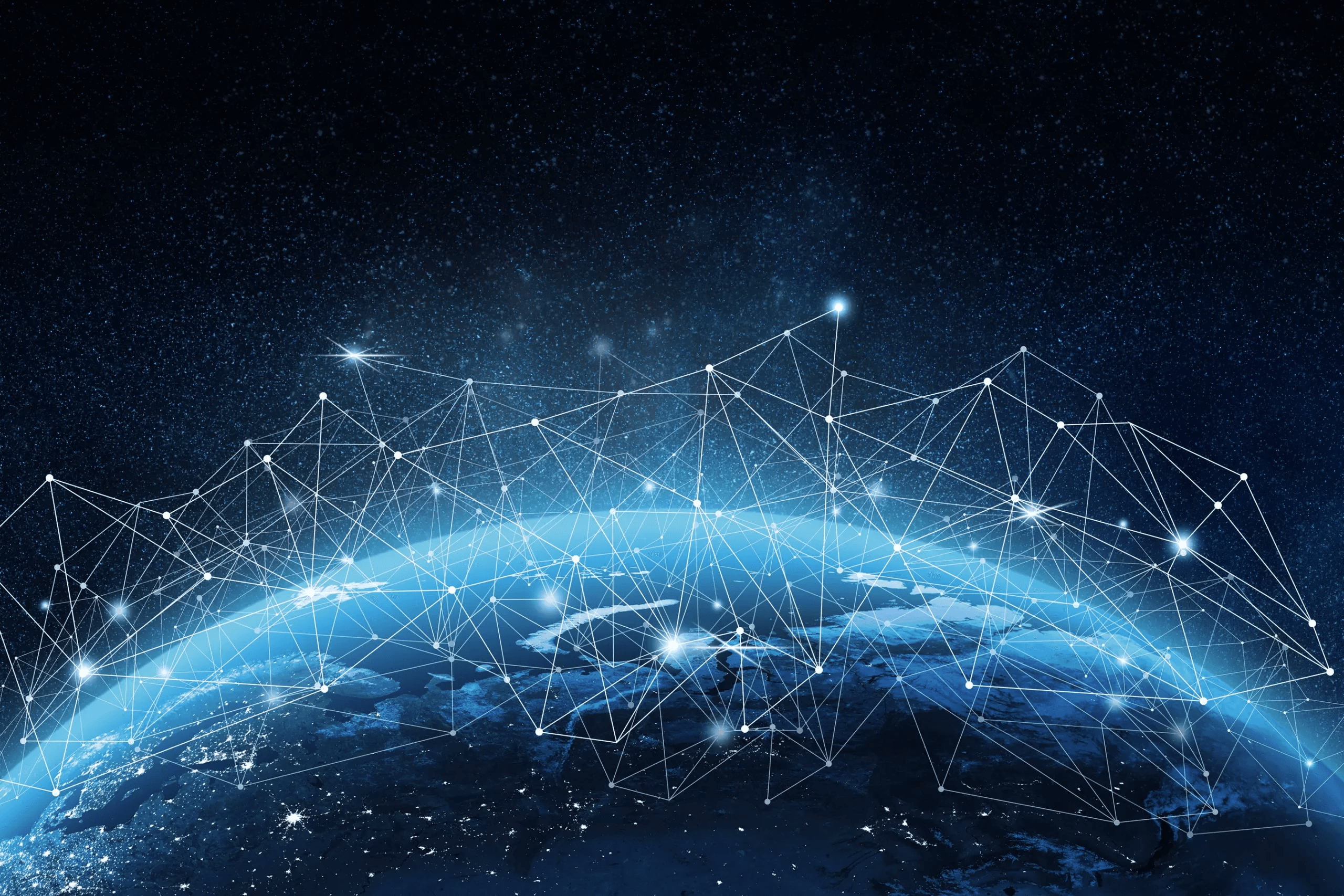 Ilustrasi jaringan internet fiber